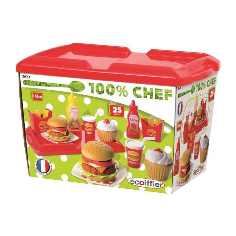 Ensemble Hamburger ECOIFFIER CHEF : Plus responsable - Made in France