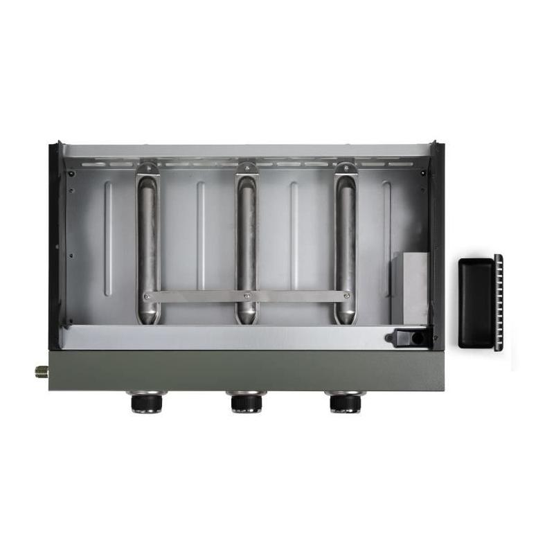 Plancha gaz LIVOO DOC324 3 brûleurs - Vert / Noir - Spécial BBQ