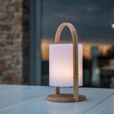 Lanterne LED Woody LUMISKY - Blanc - Design scandinave