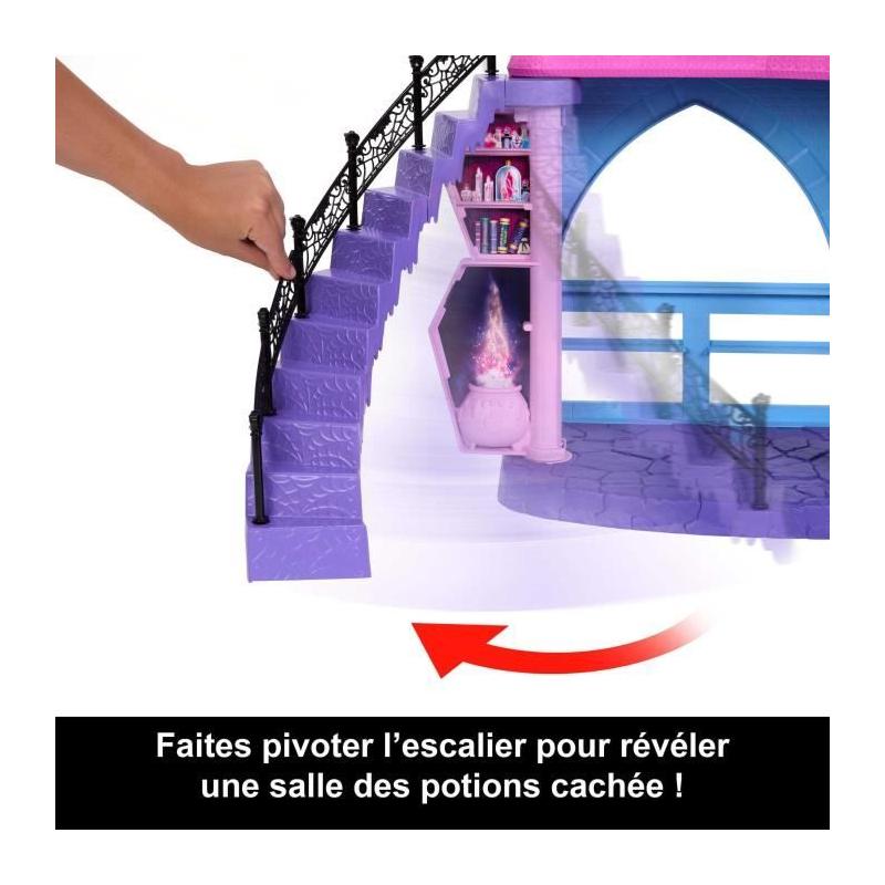 Découvrez le MONSTER HIGH Le Lycée Hanté - Maison de Poupées avec plus de 35 accessoires