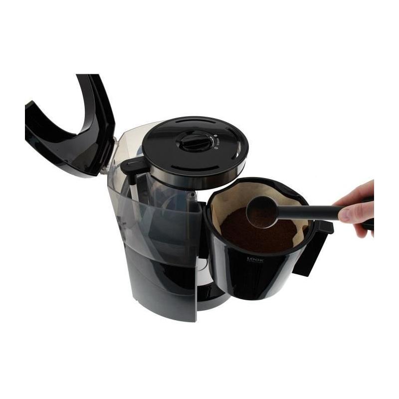Cafetière filtre MELITTA Look IV Therm Selection 1011-12 Noir/Acier Brossé - 8 tasses
