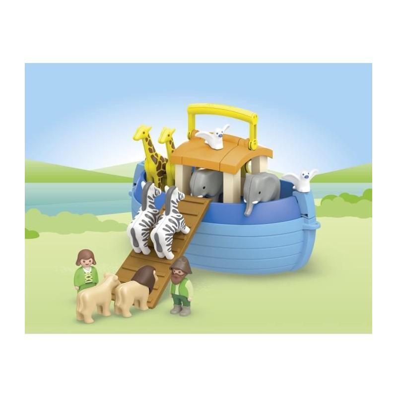 Playmobil Junior 71681 Arche de Noé transportable - Jeu complet pour les tout-petits