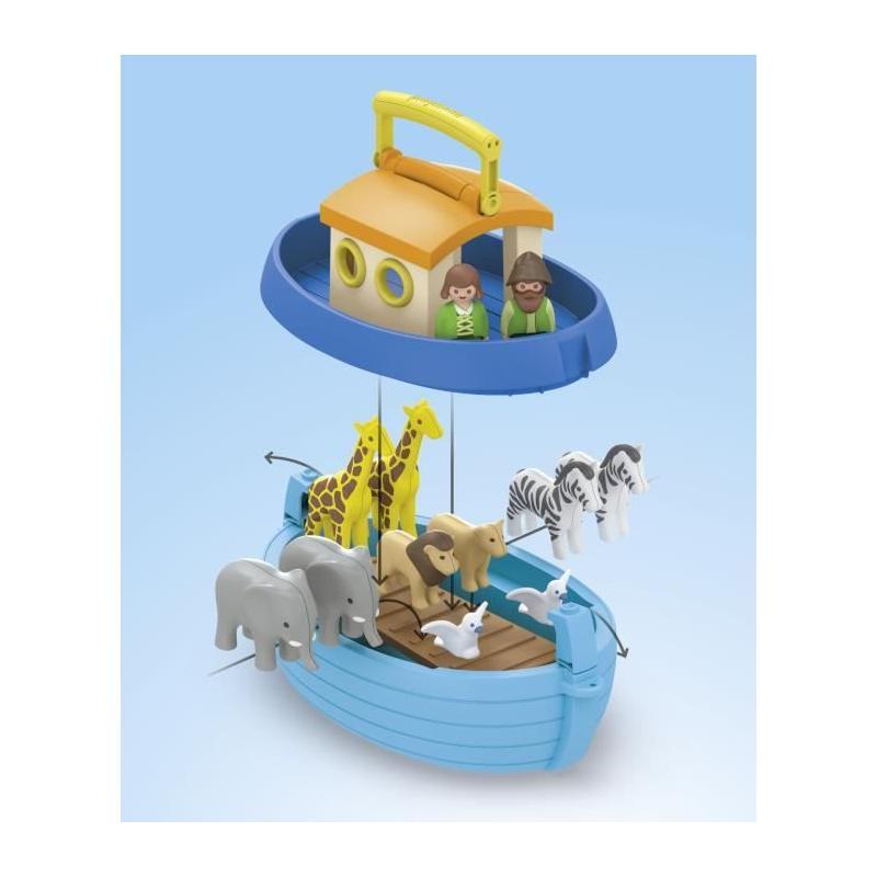 Playmobil Junior 71681 Arche de Noé transportable - Jeu complet pour les tout-petits