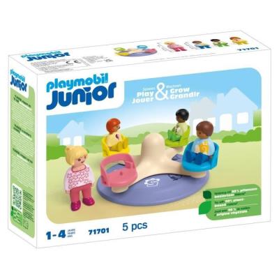 Découvrez PLAYMOBIL Junior 71701 Enfants et tourniquet