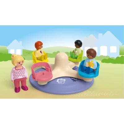 Découvrez PLAYMOBIL Junior 71701 Enfants et tourniquet