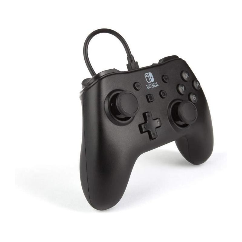 Manette filaire Nintendo Switch - Noir mat - Contrôlez vos jeux avec style