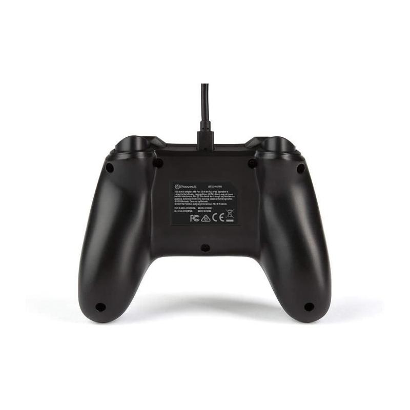 Manette filaire Nintendo Switch - Noir mat - Contrôlez vos jeux avec style