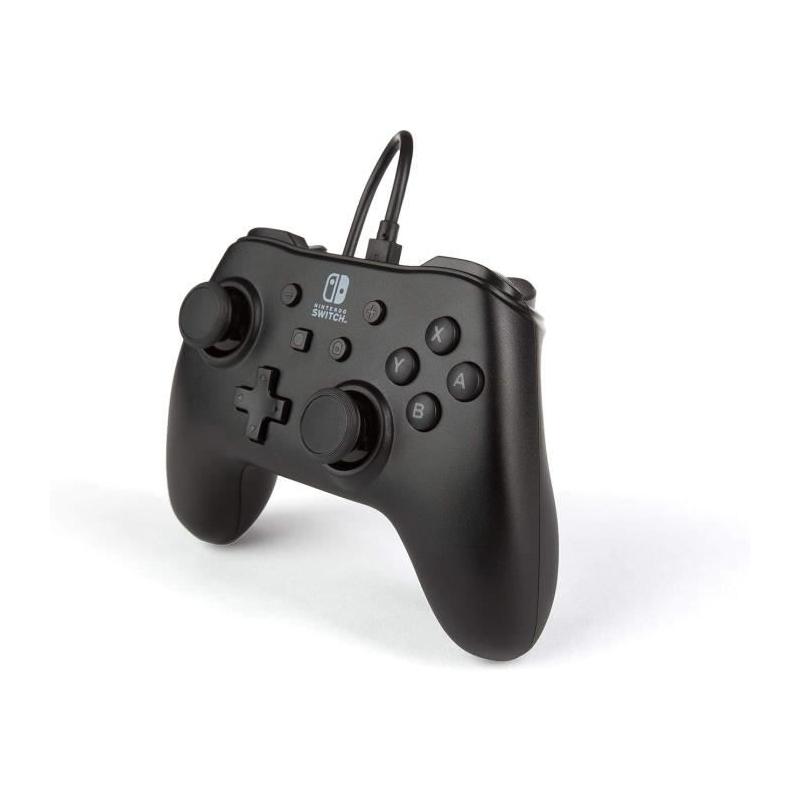 Manette filaire Nintendo Switch - Noir mat - Contrôlez vos jeux avec style