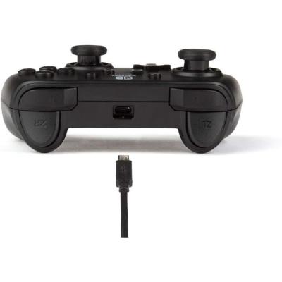 Manette filaire Nintendo Switch - Noir mat - Contrôlez vos jeux avec style