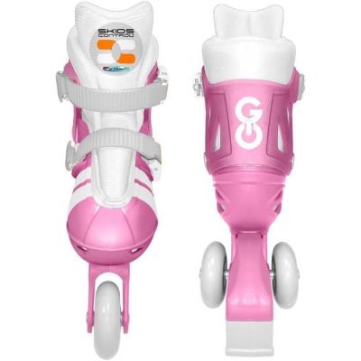 Patins en ligne 2-en-1 - STAMP - SKIDS CONTROL - Rose
