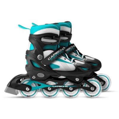 Roller en ligne ajustable Semi-soft - Taille 34-37 - SKIDS CONTROL CARBONE
