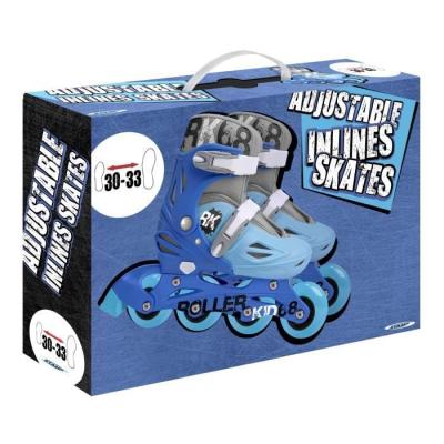Roller en ligne ajustables pour enfant garçon 30-33 - Facile à transporter