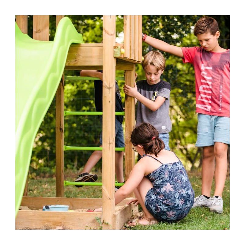 Aire de jeux bois EASY XPERIENCE TRIGANO - 6 enfants