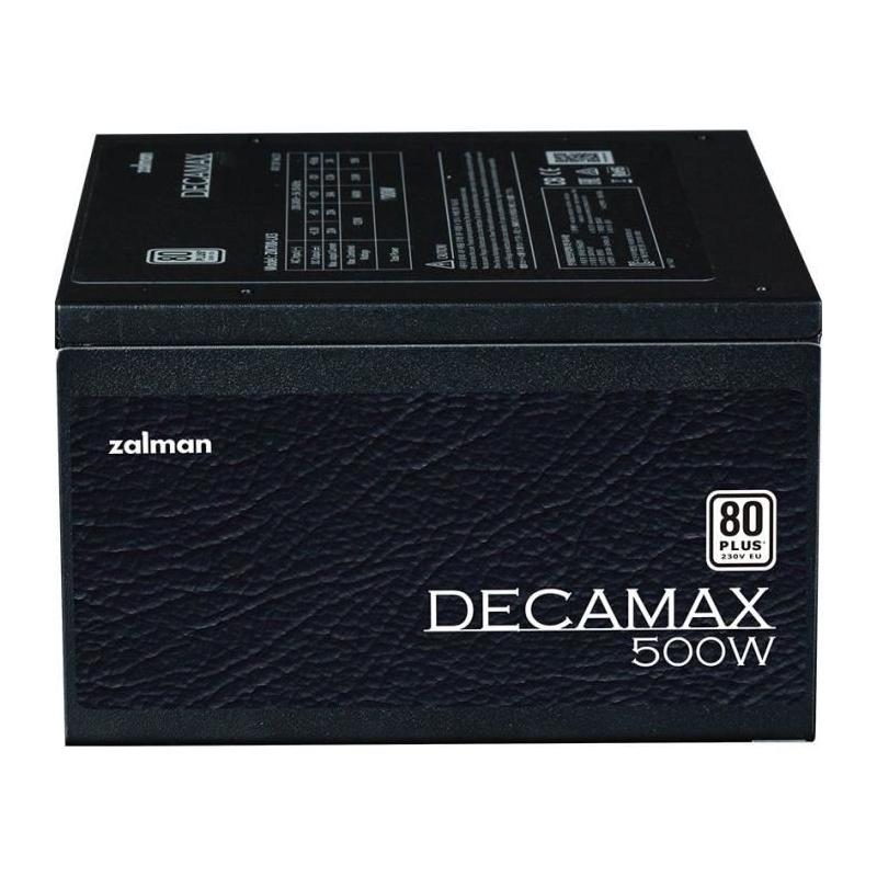 Alimentation PC ZALMAN DecaMax 500W - 80+ Noir