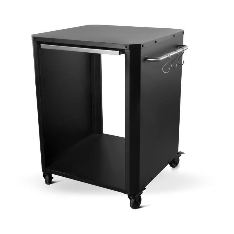 Chariot avec planche à découper COZZE - 90300 - Inox compact