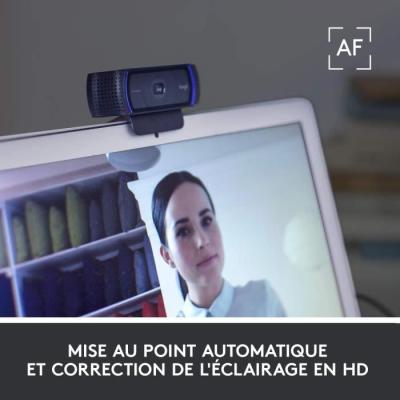 Webcam Full HD 1080p Logitech C920 - Dimensions compactes