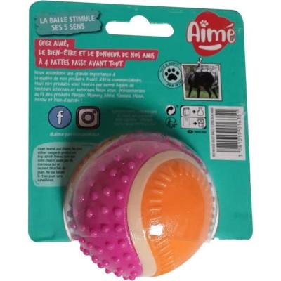 Découvrez AIMÉ 5 en 1 Boeuf : la Balle pour chien gourmande !