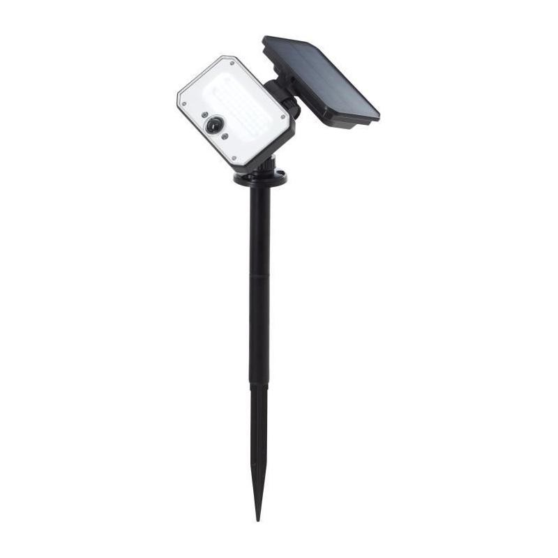 Balise solaire piquer BRILLIANT JOPLIN LED et solaire 4W - Noir