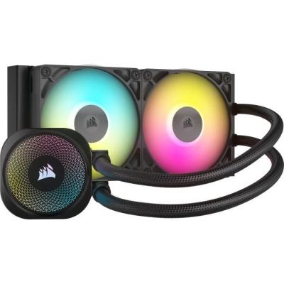 Watercooling CORSAIR iCUE LINK TITAN 240 RX RGB Noir - Design compact