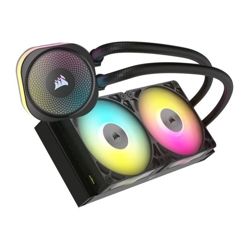 Watercooling CORSAIR iCUE LINK TITAN 240 RX RGB Noir - Design compact