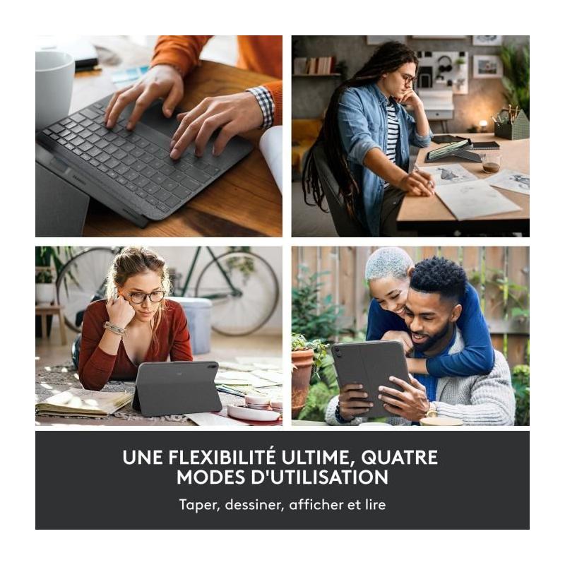 Housse clavier détachable pour iPad (10e gén.) - Combo Touch