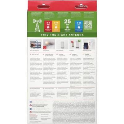 Antenne TV Extérieure Amplifiée Full HD ONE FOR ALL - Filtre 5G