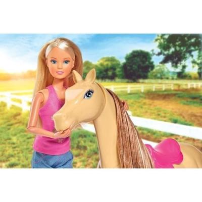 Steffi Love - Ensemble Cheval et Cavalière, Accessoires Inclus