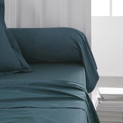 Taie de traversin TODAY Essential - 100% Coton uni - Paon
