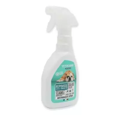 VETOCANIS Spray anti-puces, anti-tiques et anti-moustiques 500 ml