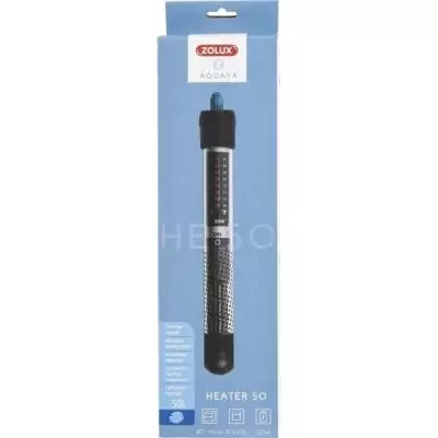 Chauffage d'aquarium Zolux 50 W - Idéal pour poissons exotiques