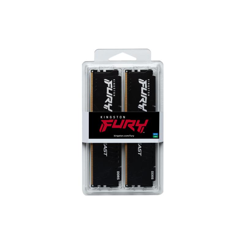 Kingston Technology FURY Beast 32 Go 5600 MT s DDR5 CL40 DIMM (Kits de 2) Black