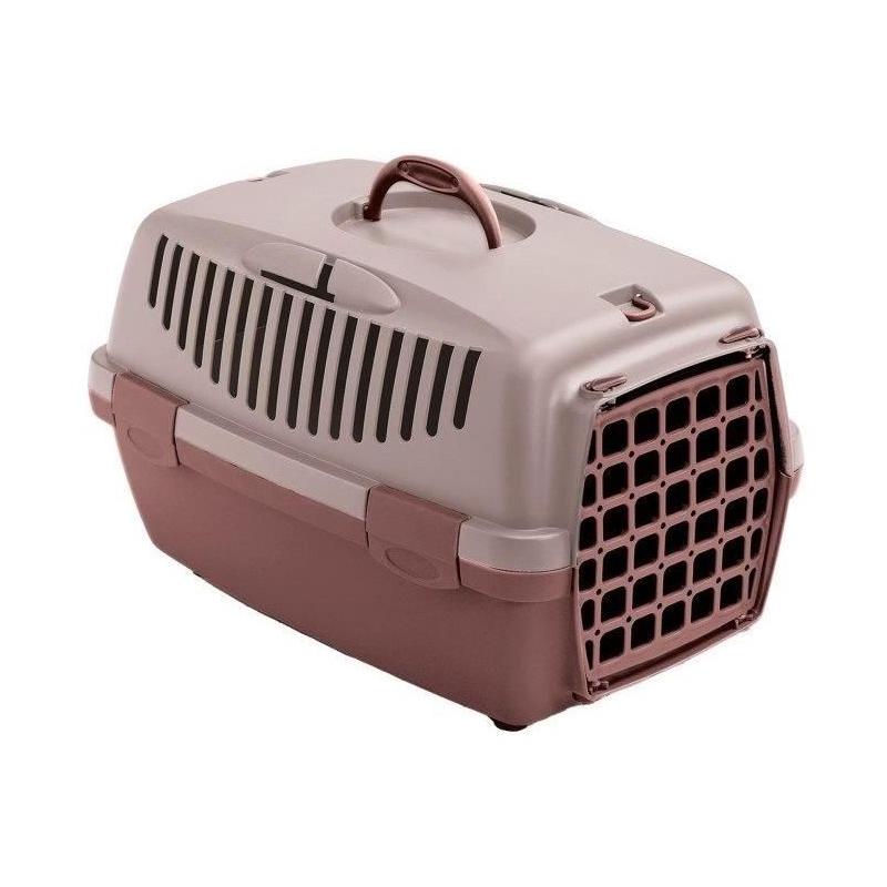 Boîte de transport pour chien Kerbl Gulliver 1 - Rose / Marron