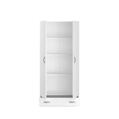 Armoire 2 portes battantes + 1 tiroir blanc - Made in France