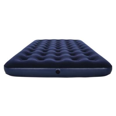 Matelas gonflable double Horizon avec pompe électrique et sac - Bleu