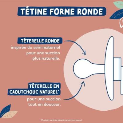 Sucettes Dodie Gaia +6m Sous le Soleil Lot de 2 - Silicone Anatomique