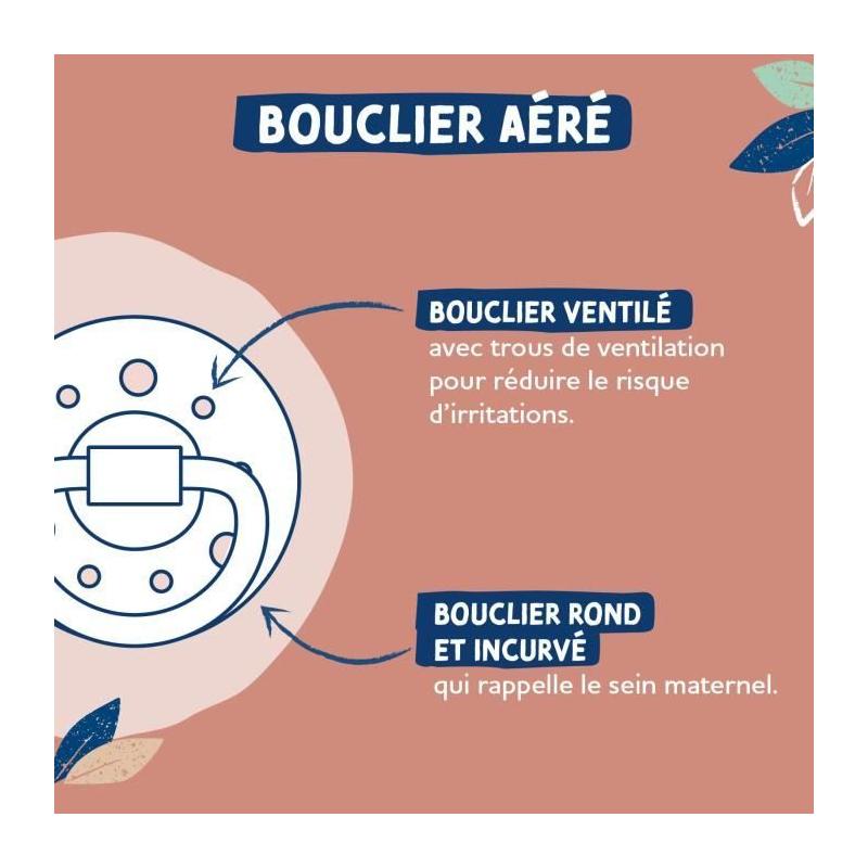 Sucettes Dodie Gaia +6m Sous le Soleil Lot de 2 - Silicone Anatomique