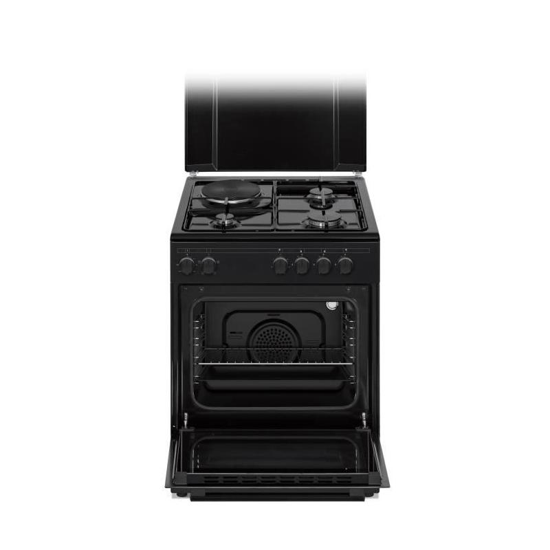 Cuisinière mixte Continental Edison CECM60FCB - Noir 