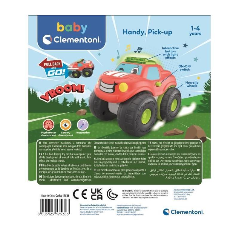 CLEMENTONI - Mon pick-up interactif 16x11x18 cm