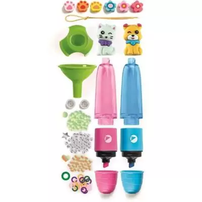 CLEMENTONI - Crée tes fluos Sweet Pets - Puzzle fun !