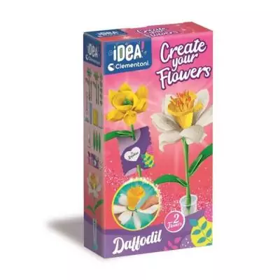 Puzzle CLEMENTONI - Crée tes fleurs - Narcisse : un jeu créatif!