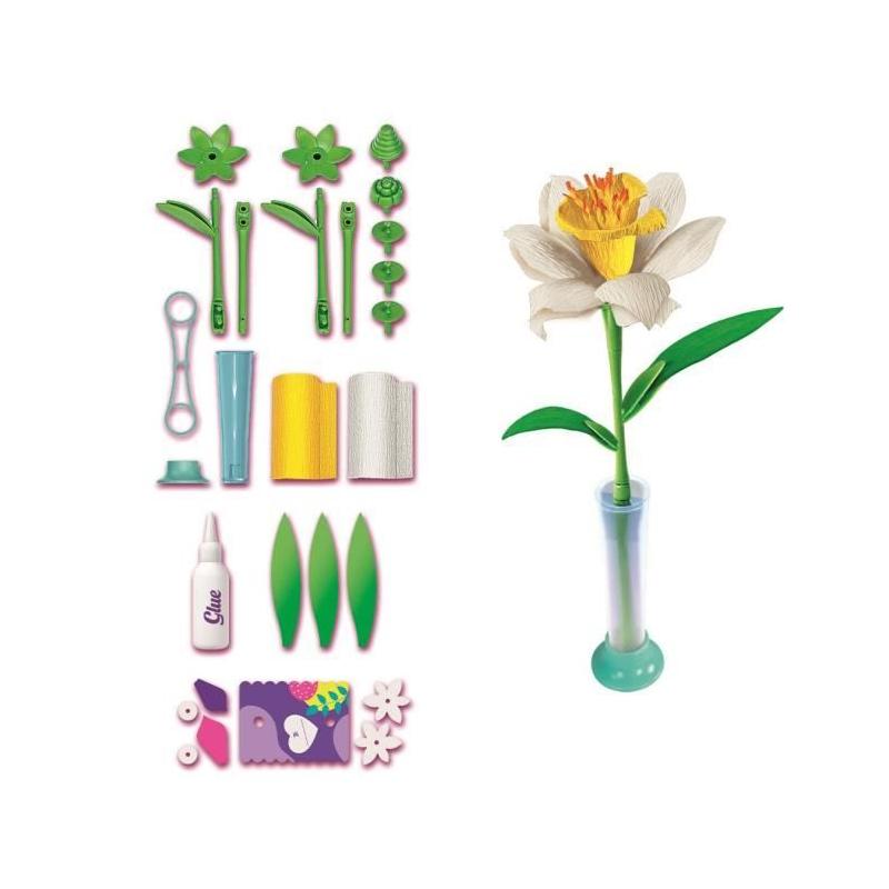Puzzle CLEMENTONI - Crée tes fleurs - Narcisse : un jeu créatif!