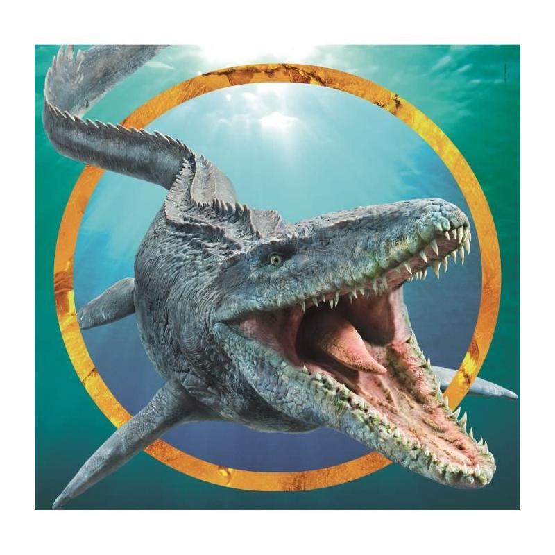 Puzzle 3x48 pièces Jurassic World - Fascinant!