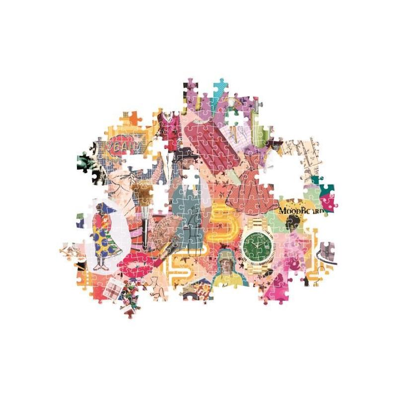 Puzzle CLEMENTONI Compact 1000 pièces - Plus c'est mieux - Mode & Design