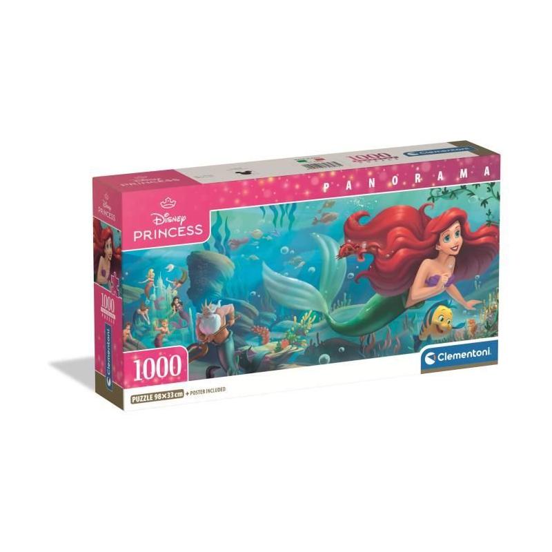 Puzzle CLEMENTONI - 1000 pièces Panorama La Petite Sirène