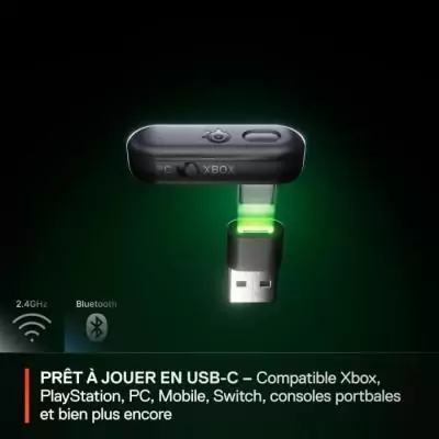 Casque gaming sans fil - STEELSERIES - Arctis Nova 3XW - Autonomie 40h - Connexion 2,4 GHz - Compatible Xbox Casque gaming sans fil - STEELSERIES - Arctis Nova 3XW - Autonomie 40h - Connexion 2,4 GHz - Compatible Xbox