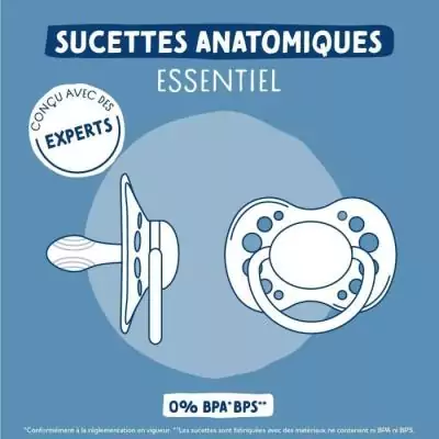 Sucettes anatomiques Dodie - Rose Mathilde Cabanas - 18 mois et +