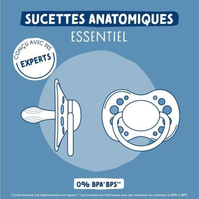 Sucettes anatomiques Dodie A109 EDL - Bleu par Mathilde Cabanas