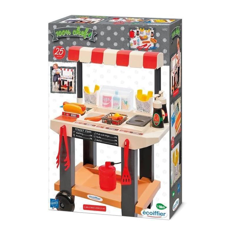 Jeux d'imitation cuisine Street food Ecoiffier - 1682 | DINETTE - CUISINE