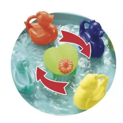 Table de pêche à la ligne écolo avec 4 canards et accessoires