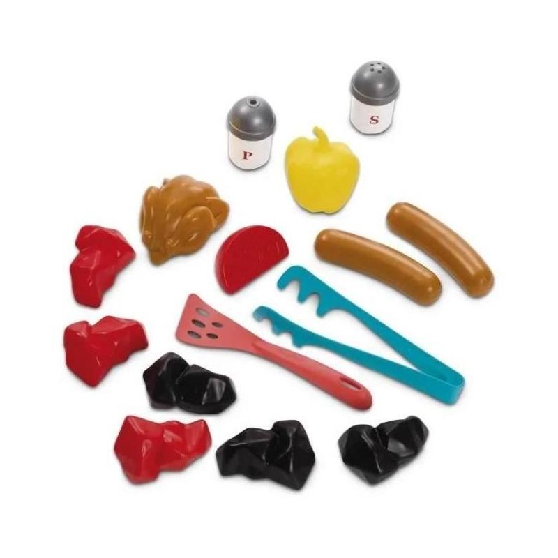 Jouets Ecoiffier - Barbecue Charbon + 16 Accessoires - Fabriqué en France